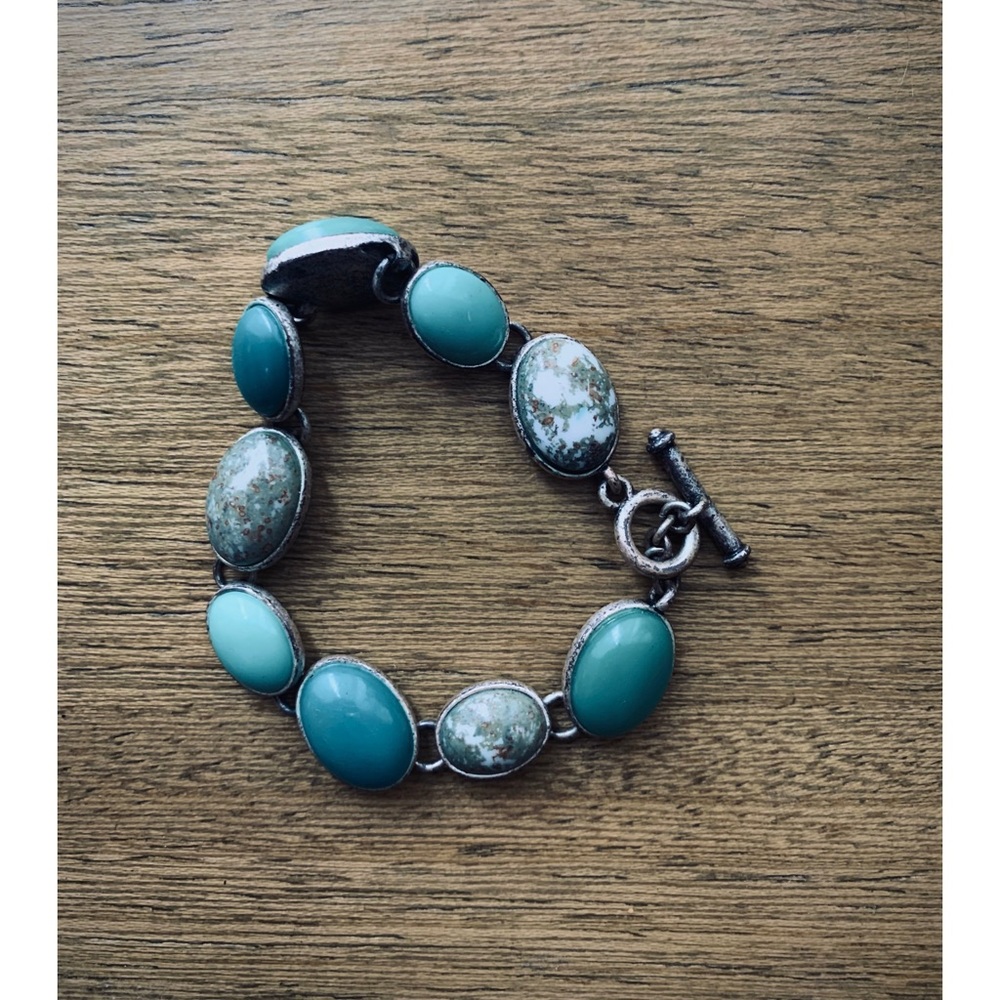 Teal Toggle Bracelet